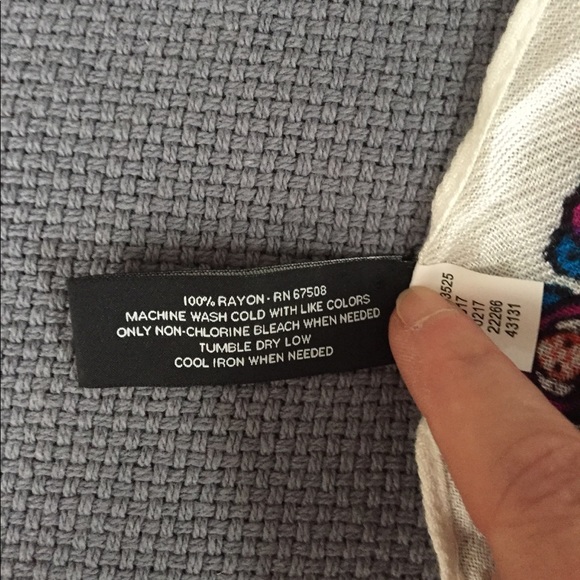 INC Multi-Color Long Scarf - Picture 8 of 9